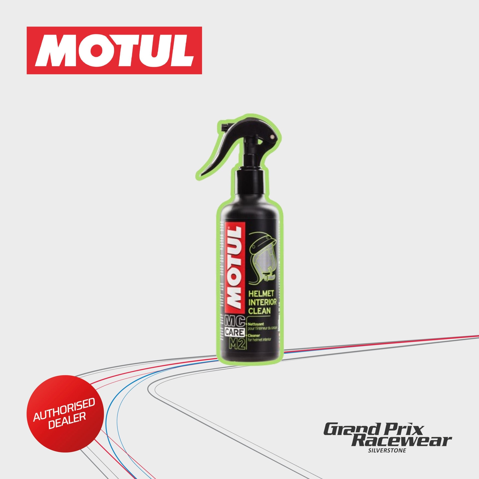 Motul MC Care™ M2 Helmet Interior Cleaner 250ml Spray Bottle - Image 5