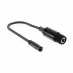 High-quality audio adapter cable for professional racing helmet communication systems, compatible with Grand Prix Racewear racing gear, ensuring clear sound transmission during motorsport events.