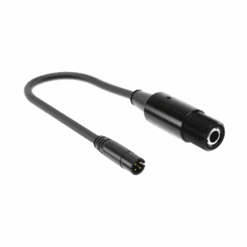 High-quality audio adapter cable for professional racing helmet communication systems, compatible with Grand Prix Racewear racing gear, ensuring clear sound transmission during motorsport events.