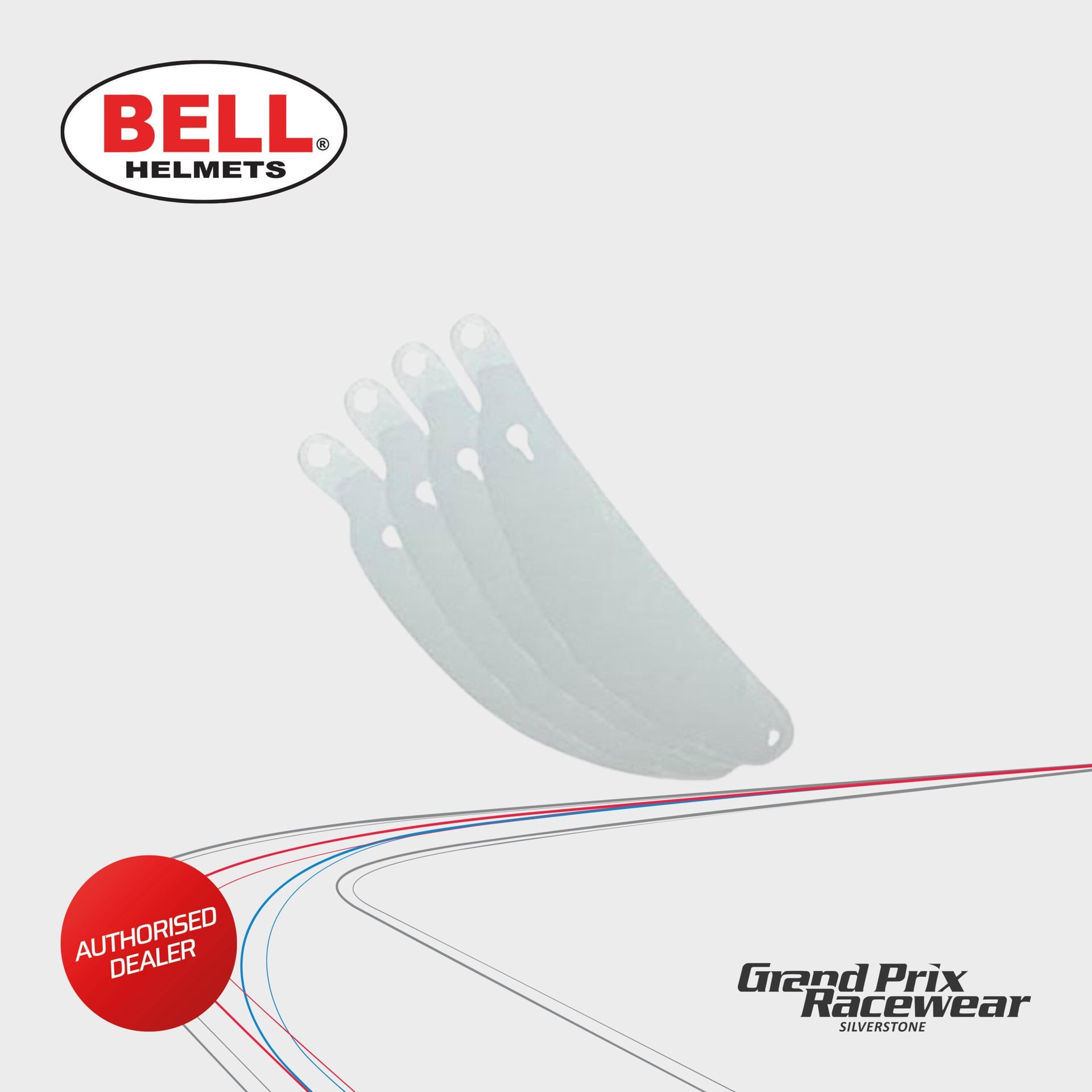 Bell Helmet Visor Tear Offs For HP3, RS3, KF3 Sport & KC3-CMR (Pack Of 10) - Image 7