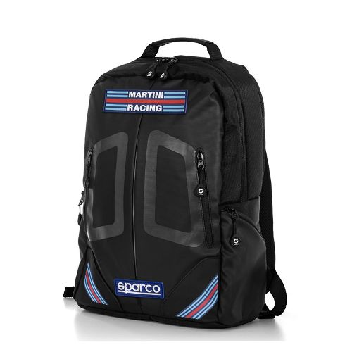 A Sparco Martini Racing Backpack
