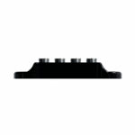 High-quality black LEGO racing car chassis with four connection points, designed for durability and performance in Grand Prix racewear models. Perfect for building detailed racing vehicles.