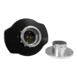 Grand Prix Racewear quick release steering wheel hub and adapter for B-G Racing systems, high-quality automotive racing components.