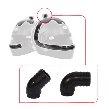 BEL2070206 Bell Forced Air Top/Side/45/90 Degree Nozzle Kit – Clear Bell Helmet