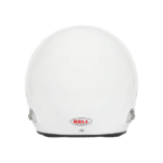 Bell MAG-10 Sport Rally Helmet in white with red logo, designed for motorsport safety and performance.