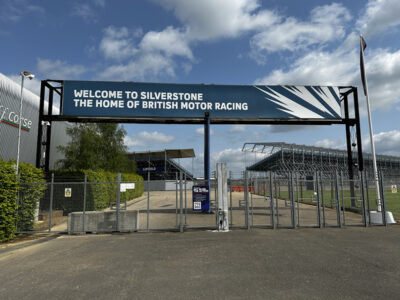Silverstone Entrance Banner