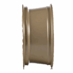 Durable beige racing wheel rim suitable for motorsport vehicles, designed for high performance and reliability in competitive racing environments.