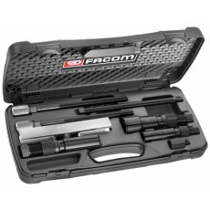 Professional motorcycle toolkit in a black case, ideal for racewear maintenance and repairs, featuring precision tools for Grand Prix racing enthusiasts.
