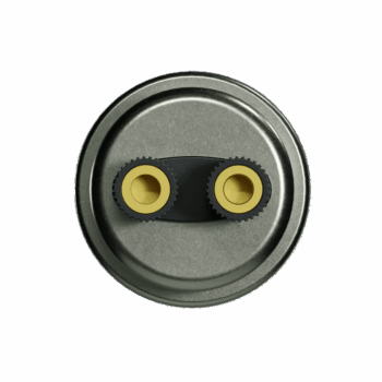 High-performance racing fuel cap with dual venting system, designed for motorsport vehicles, ensuring safety and optimal fuel flow during races. Perfect for race car enthusiasts and professionals.