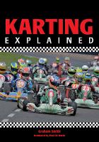 Close-up of a go-kart racing on a track, highlighting the excitement of karting sports.