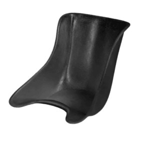 Black Sparco Evolve Pro Kart Seat designed for racing comfort and safety.