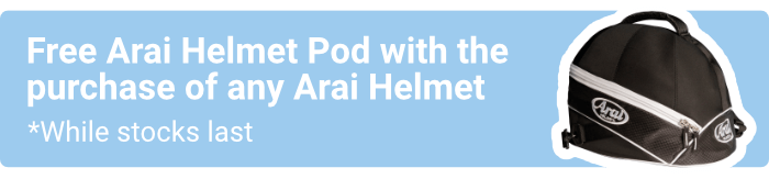 Free Arai Helmet Pod
