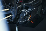 Close-up of Talaria Sting Pro 72v 40ah electric motor and drivetrain components, showcasing high-performance engineering.