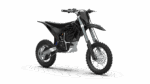 RFN Warrior SX-E8 Kids Electric Bike with black frame and rugged tyres, designed for young riders, suitable for off-road and urban use.