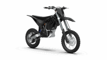 RFN Warrior SX-E8 Kids Electric Bike with black frame and rugged tyres, designed for young riders, suitable for off-road and urban use.