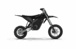 RFN Warrior SX-E5 Kids Electric Bike in black with rugged off-road tyres and modern design.