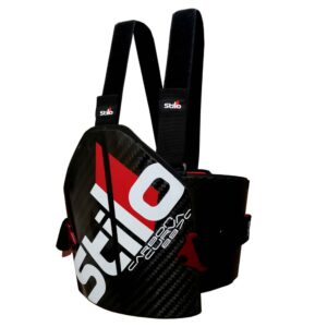 Stilo Carbon Curva FIA Approved Kart Rib Protector- available at Grand Prix Racewear