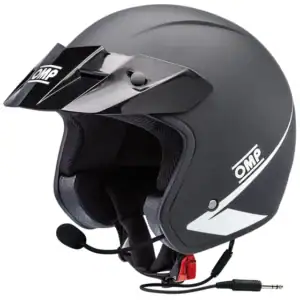 OMP Star-J Intercom Open Face Track Day Helmet