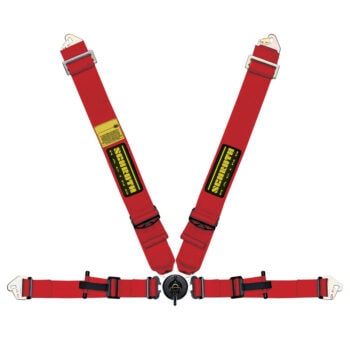 Schroth Profi II ASM Flexi Belt 4 Point Harness - Red