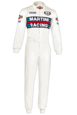 Sparco Martini Racing Competition Race Suit - White