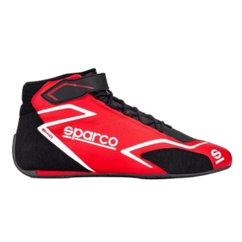 Sparco Skid Race Boots - Red/Black