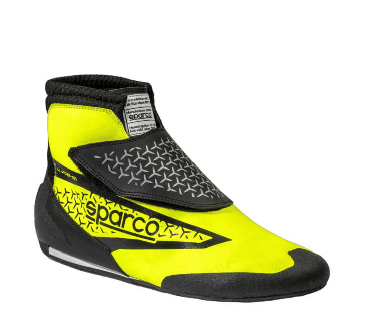 0012B5GFNR Fluro Yellow Sparco K-Prime Kart Boot