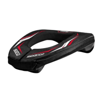 Sparco K-Ring Kart Neck Support - Adult - Black-White