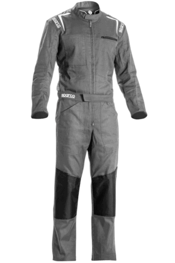 Grand Prix Racewear racing suit designed for motorsport safety and performance, featuring durable fabric, protective padding, and branding details.