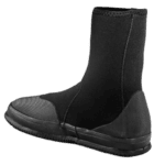 Black Grand Prix Racewear racing boot designed for motorsport safety and performance.