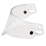 Clear racing helmet visor shields for Grand Prix racewear, designed for safety and visibility in motorsport events.