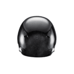 High-performance racing helmet with carbon fibre finish, designed for motorsport safety and style.