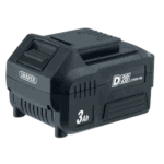Draper D20 3.0Ah Lithium-Ion Battery for power tools, compact and lightweight design.