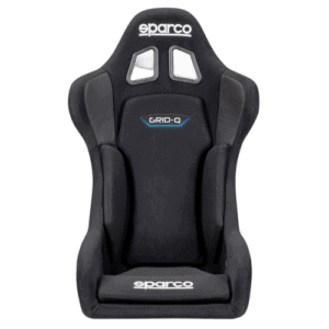 Sparco GRID-Q racing seat designed for motorsport safety and comfort, featuring high-quality upholstery and ergonomic support.