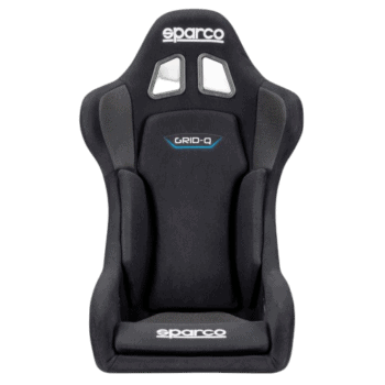 Sparco GRID-Q racing seat designed for motorsport safety and comfort, featuring high-quality upholstery and ergonomic support.