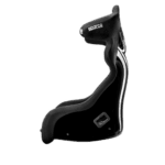 Sparco racing simulator seat with ergonomic design for motorsport enthusiasts, featuring adjustable components and high-quality materials for optimal comfort and performance.