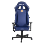 High-quality racing seat from Grand Prix Racewear, featuring Sparco branding and Gulf logo, designed for comfort and safety in motorsport.