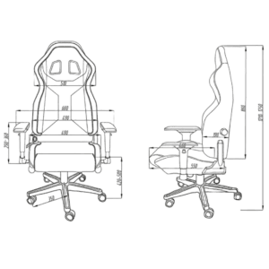 Ergonomic racing office chair with adjustable height, lumbar support, and breathable mesh design for optimal comfort during long gaming or work sessions.
