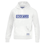 01318BI Sparco Hoodie Original - White