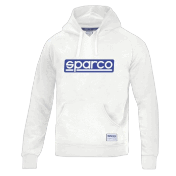 01318BI Sparco Hoodie Original - White