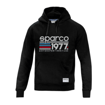 013201977 Sparco Hoodie 1977 - Black
