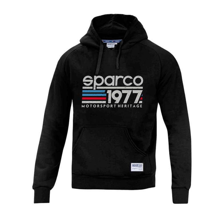 013201977 Sparco Hoodie 1977 - Black