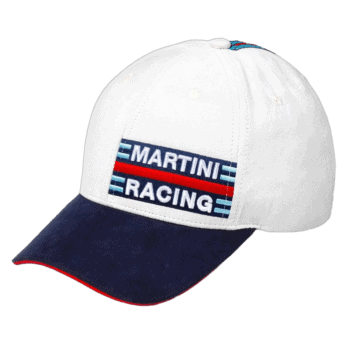 01341MRBI Sparco Martini Racing Baseball Cap - White