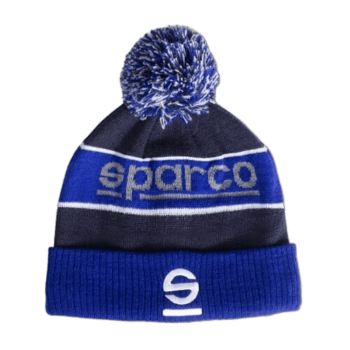 01354AZBM Sparco Reflex Beanie - Black / Blue