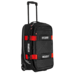 016438NRRS Sparco Travel Trolley Bag - Black/Red