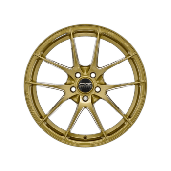 OZ Racing Leggera 17 Alloy Wheel in Race Gold finish, lightweight and stylish for high-performance vehicles.
