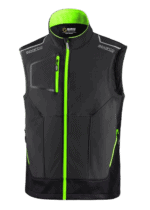 02419GSVF- Sparco Tech Light Vest Black / Fluro Green