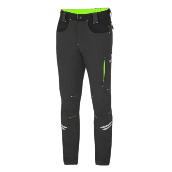 02425GSVF Sparco Tech Light Trousers Grey Fluro Green