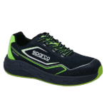 Sparco IMPULSE ESD S1PS Safety Shoes - Navy Blue/Fluro Green