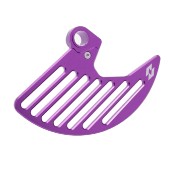 Purple Grand Prix Racewear safety gear component with slotted design and logo, used in motorsport racing.