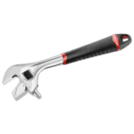 Facom adjustable wrench with bi-material grip, suitable for professional mechanical tasks.